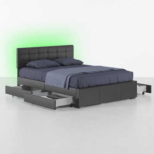 ZTOZZ Upholstered Low Profile Storage Platform Bed & Reviews Wayfair